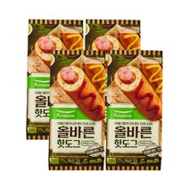 풀무원 올바른핫도그 75g 5입x4봉(총20개)