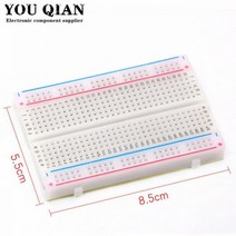 브레드보드 전원 모듈 MB-102 830 포인트 아두이노 키트용 프로토타입 브레드 보드 65 점퍼 와이어 도매 3.3V 5V MB102, SYB-400