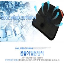 케이테크 곰돌이얼음방석 바람시트 아이스방석 쿨방석 바람방석, 곰돌이얼음방석 24v(화물차전용/시거잭