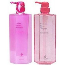 마가렛 조세핀 가든 츄레 샴푸 800ml & 트리트먼트 800ml 세트 [펌프] [비 실리콘] MJ Garden ...