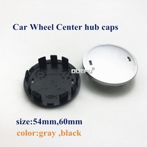 휠캡 호환 닛산 알티마 맥시마 무라노 350Z 센트라 자동차 스타일링용 휠 센터 허브 캡 20 개 54mm, 2.black