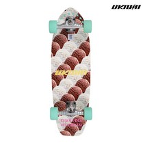 언노운 CX4 서프 스케이트보드 30인치 바닐라초콜릿, CX4 블루웨이브