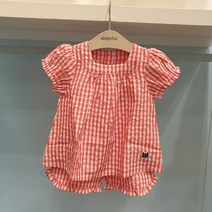 압소바 해피랜드 @ 여름신상! 시원하고 활용도 좋은 울공주 * 체크 상하복 *