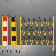 자바라 주차장 바리케이드 바리케이트 헨스 대문 6M 주차금지 멀티 접이식자바라 학교 교회 진입통제, 옐로우-블랙 1.2 높이x길이 3.5 m
