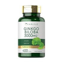CarlyleGinkgoBiloba3000mg400채식주의자|Non-GMO글루텐 프리