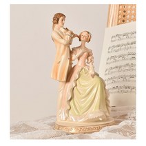 미나박스 미나박스 도자기 야드로인형 피겨린 장식 인형 1/ 도자기 피겨린 야드로 스타일 웨딩 선물 포슬린 유럽 엔틱 장식 인형, 59.빅토리아무도회-바이올린귀족커플