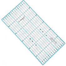 멀티 퀼트자 15cm x 30cm 재단자 시접자