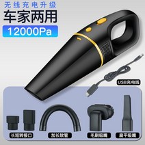 고급 차량용 무선청소기 가정용 실내 대흡입차용 소형 자동차 겸용 충전 고출력 초, T04-무선 모델12000pa슈퍼스트롱