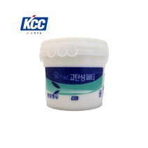 kcc숲으로 친환경 고탄성 퍼티 18L(외부용 빠데 ), 고탄서성18L(백색), 1개