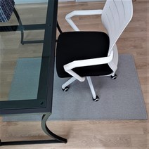 의자매트 바닥보호 소음방지 물세탁 체어매트 먼지없는 사계절 의자 전용 카페트, 그레이, 100x150cm, 1개