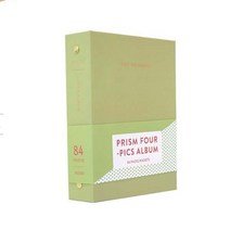 인생네컷 콜북 정리 하루필름 앨범 4X6 동시 수납 포토북, 올리브(4X6 네컷 동시수납), 84매