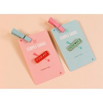 패션프롯지 옷핀 커플뱃지 브로치 옷꾸미기 브롯치