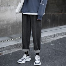 레트로 와이드 레그 청바지 남성 패션 솔리드 컬러 캐주얼 스트레이트 진 바지 남성 STREETWEAR 힙합 데님 바지 남성 M-3XL