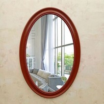 전신거울 대형 인테리어 이동식 거울 메이크업 침실 장식 매달려 샤워 장식 타원형 장식, 스타일 4