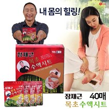 장재근 목초 수액 시트 40매/80매 발바닥 패치 목초액 발패치, 1개