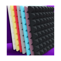 상업용 방음스펀지 5cm 흡음 피아노학원 음악학원, 빨간색