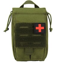 전술 Molle EDC 파우치 응급 처치 키트 의료 가방 전화 홀더 캠핑 생존 IFAK 가방 군사 사냥 액세서리 팩, 2.type1 green
