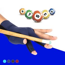 키밍 오른손 왼손 오픈형 당구 장갑 미끄럼방지 블랙 jjumii*9738972EA, 꽃길 외손 오픈_하늘색