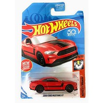 Hot Wheels 2018 50th Anniversary Ford Mustang GT 337/365 Red