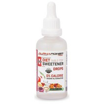 ALPHAPOWER FOOD 액상 대용품 수크랄로스 함유 감미료 요리 및 제빵용 1x50ml