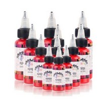 CMCOSMETIC 타이탄 타투 잉크 반영구 색소 레드 컬러 3종, Dark red-다크레드, 1개