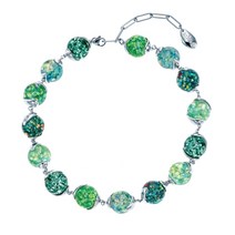 러빈볼 달빛이 비치는 스노우볼 초커(Green)