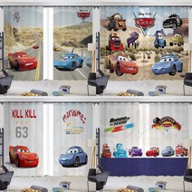 디즈니카 라이트닝맥퀸 커튼 블라인드 가리개커튼 9종