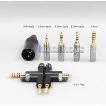 Focal Clear Elex Elegia Stellia 듀얼 헤드폰 플러그용 이어폰 케이블 LN008266 16 코어 99% 7N OCC 3.5mm, [06] 4M, [06] 6.5mm plug