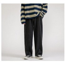 베스트앤 여성 긴바지 배기 청바지 남성용 한국 스트리트웨어 블랙 데님 바지 루즈 스트레이트 와이드 레그 팬츠 그레이 봄 가을 베스트앤