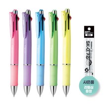 제브라 클립온멀티 파스텔 4&1 멀티펜 1000Pastel B4SA2 (사은품 SK 0.7 리필심 1개+선물용 케이스), SK 1개+케이스, 파스텔퍼플 (멀티1000 PAPU)