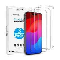 오모톤 아이폰 15 / Pro / Pro Max 강화유리 3팩 SET, 3개