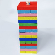 IQPLUS 퍼즐, 1세트, 쌓기블럭(젠가)칼라