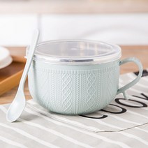 스테인레스 스틸 그릇 뚜껑 스푼 포함 인스턴트 국수 쌀 가정용품 TS1 티웨어 티 TUREEN, C|CHINA