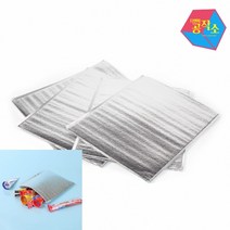 두꺼운 은박포장지 보냉백 보냉봉투 50P 30x35 캠핑용품 은박지 포장지