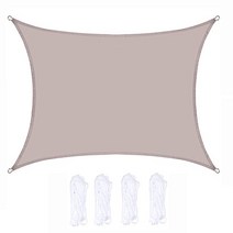 옥스포드썬쉐이드 그늘막 카키 직사각형타프 방수 테라스 차광막 2x4m 2.5x3m 4x5m, 6x8m