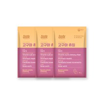 [푸디웜] 저알러지 기능성 애견간식, 1개, 고구마츄잉 3묶음