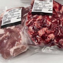 한우 한돈 1등급 국거리 뒷다리살 찌개용 모듬 세트 800g 1.2kg, 한우국거리 600g +한돈뒷다리살 600g