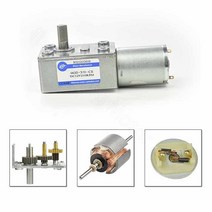 기어드 모터 DC 6V 12V 24V 기어 감속 2.8 4.7 8 14 210RPM 가역 웜 터보 금속 감속기 JGY370 DIY 액세서리 부품, 06 25RPM_03 24V