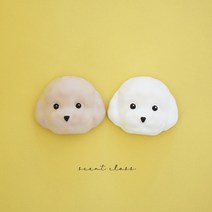 푸들 석고방향제 답례품 차량용 디퓨저 5ml, 블랙베리앤베이-베이지-블랙캡타입