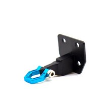 대형 견인고리 카라반 트레일러 rc 금속 구조 견인 후크 견인 체인 110 traxxas trx4 axial scx10 90046 d90 tf2 wraith cc01 자동차, 09(블루 블랙)