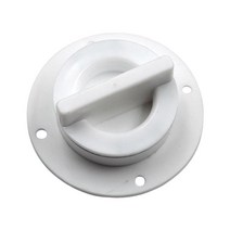 보트 상인방 마개 교체 데크 Scupper 밸브 요트 액세서리 배수 플러그, PP, 하얀색