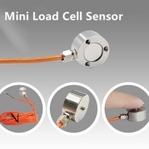 미니 변환기 힘 센서 직경 20mm 로드셀 무게 스트레스 측정 테스트 5KG 100KG 2000KG, 3000kg