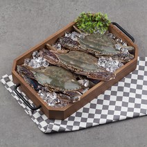 [자연맛남] 태안 당일조업 톱밥 활 꽃게 3kg (15미내외 톱밥포장), 단품
