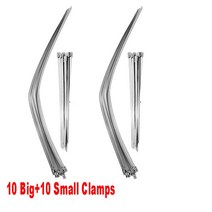 조인트 부트 자동 CV 조인트 밴딩 부트 액슬 클램프 도구 및 20PCS 하프 샤프트 밴드 버클 ATV UTV 용 수리, 20 clamps_1