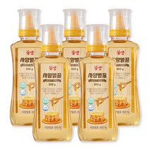 (메카몰) 꽃샘 사양벌꿀 500g / 국산 100%, 5개