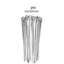 수공구 스테인레스 케이블 스트랩 커팅 건 커터 장력 자동 지퍼 경량 내구성 고정 절단 도구, 4.6x200mm, 4.6x200mm