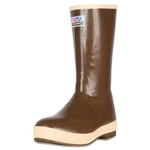 XTRATUF 남성용 낚시 방수 라텍스 네오프렌 아치 서포트 미끄럼 방지 트랙션 38.1cm(15인치) 단열 플레인 토 레거시 부츠, Fishing Watertight Arch Suppor, 10