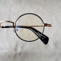 초소형 알작은 동글이 안경테 금테 은테 안경 일본 여자 남자