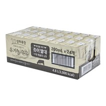 매일유업 상하목장 유기농 멸균 우유 200ml 24개