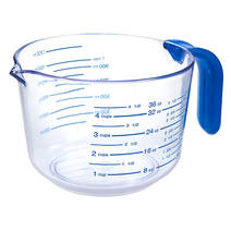 애로우 계량컵, Clear+Blue, 1080ml